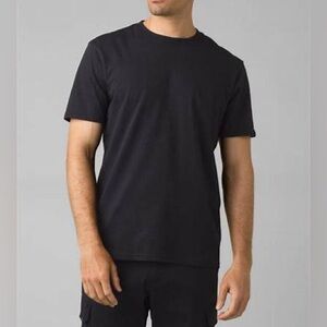 NWT Prana Crew T-Shirt in Charcoal Heather